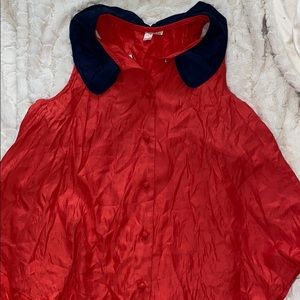 Peter Pan style top NWOT